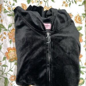 Juicy Couture Black Velour Jacket